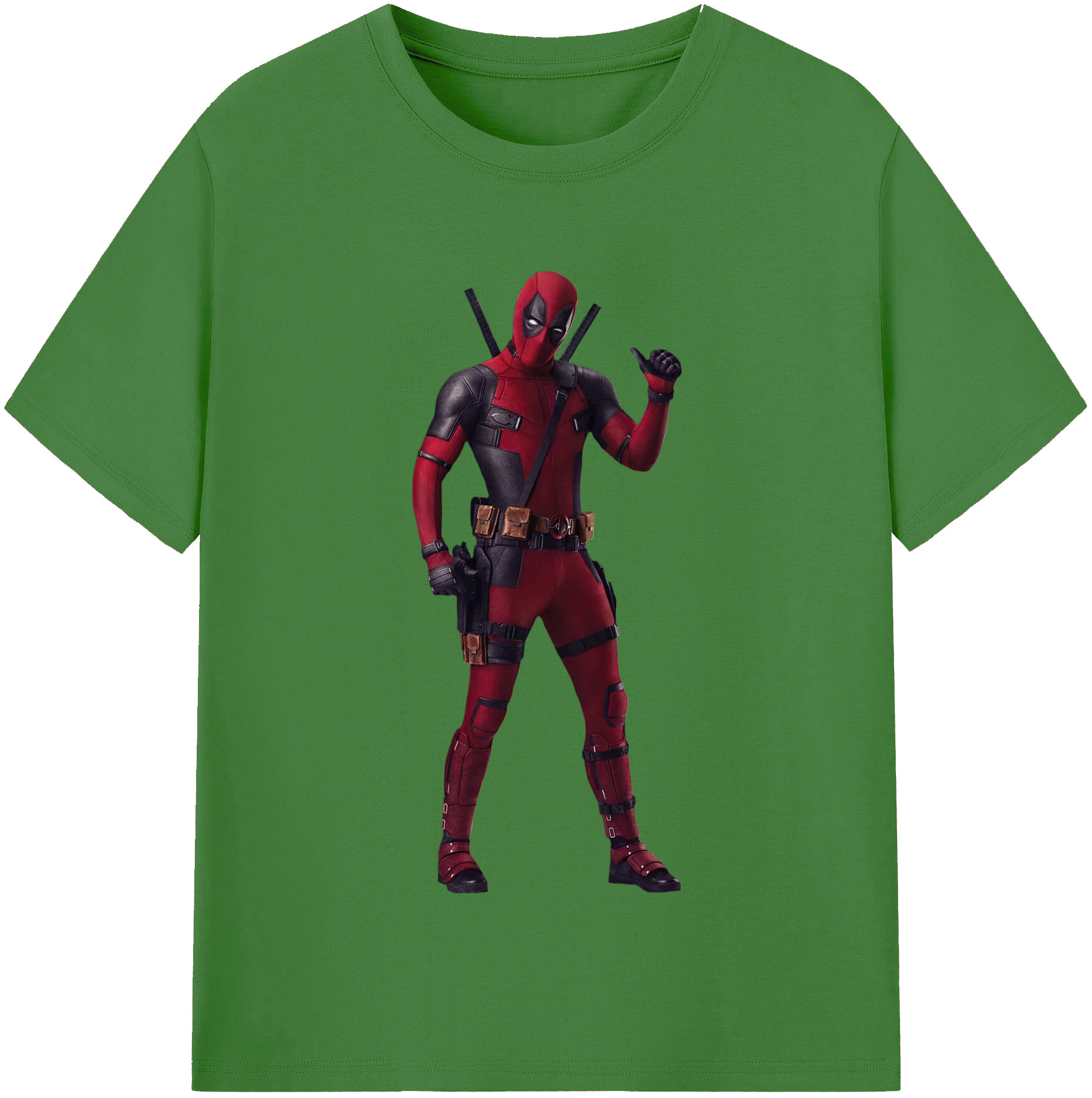 （画像用） Deadpool デッドプール レディースカジュアルプリントTシャツ（綿100％）